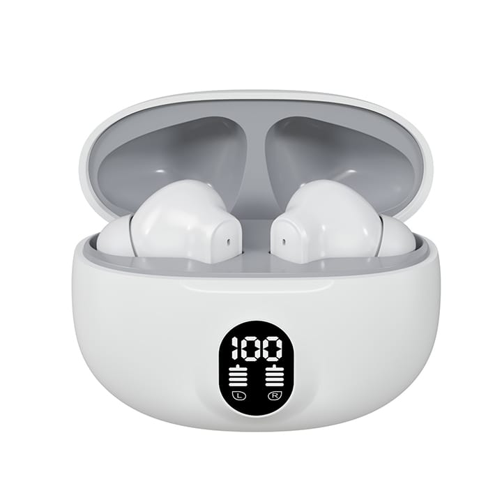 Professional Display Stereo 895B Wireless Bluetooth Earbuds With Mic LED Display Type C Fast Charging For Android IPhone (Without Box Random Color)
