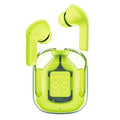 Air31 TWS Wireless Earbuds – Crystal Clear Transparent Shell Earphones with LED Digital Power Display and Bluetooth V5.3 - Random Color
